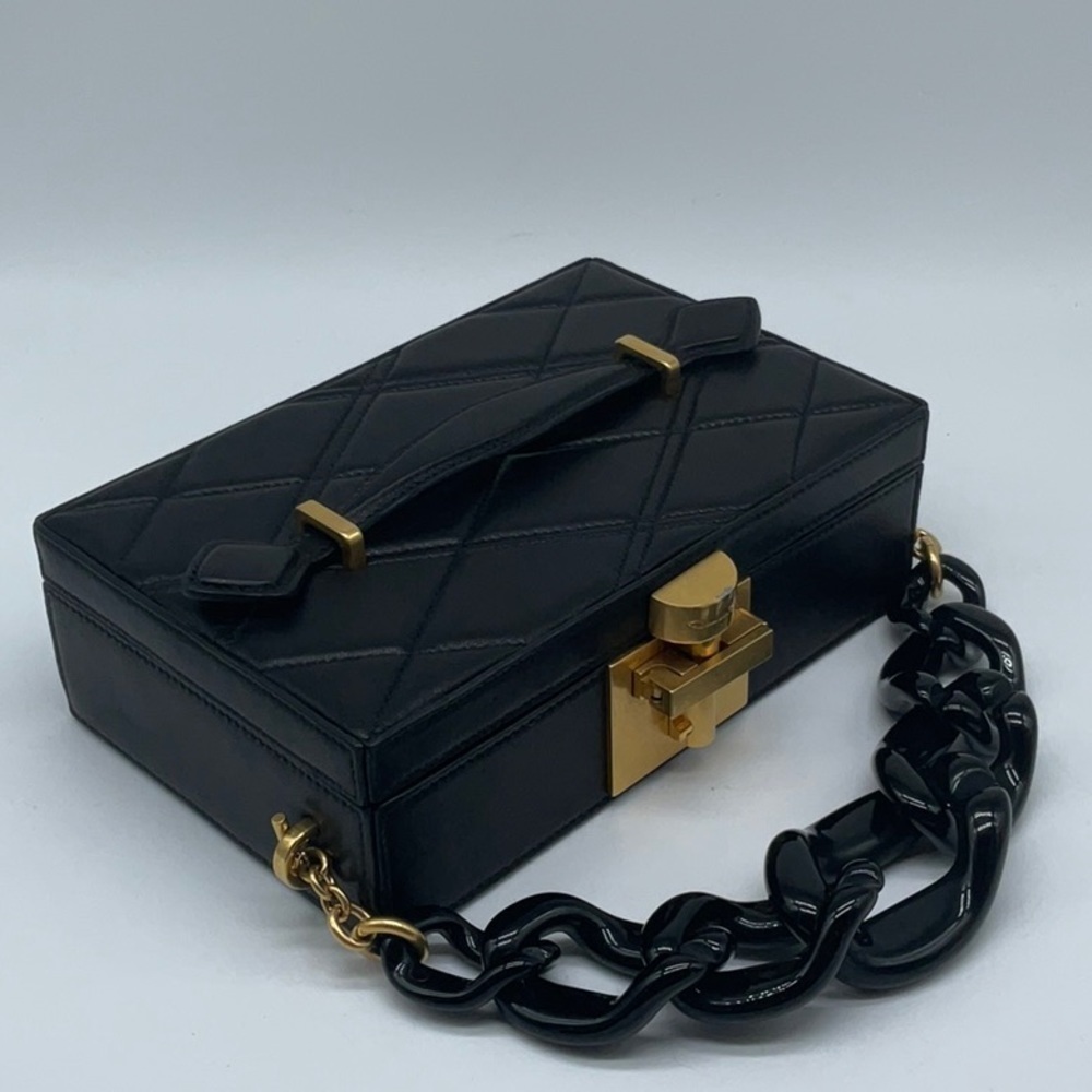 Oscar de la Renta Alibi Minaudiere quilted clutch bag - Picture 6 of 14
